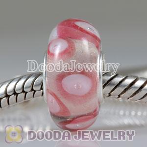 Environmental Material European Murano Glass Beads with 925 Stamped
