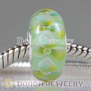 Environmental Material European Murano Glass Beads with 925 Stamped
