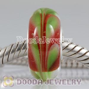 Environmental Murano Lovecharmlinks Style Glass Beads with 925 Stamped