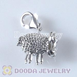 Sterling Silver Tscharm Jewelry Cow Charms