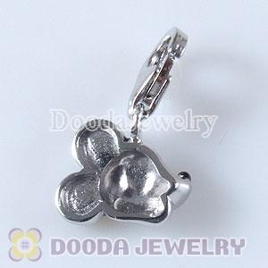Sterling Silver Tscharm Jewelry Charms Enamel Mickey Mouse