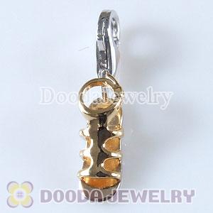Gold Plated Sterling Silver Tscharm Jewelry Sandal Charms