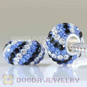 European style Austrian crystal beads with 90 crystal rhinestones