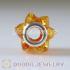 European amber glass beads for European style bracelet