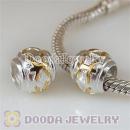 Gold Plated European Style Zodiac Sign Pisces Beads