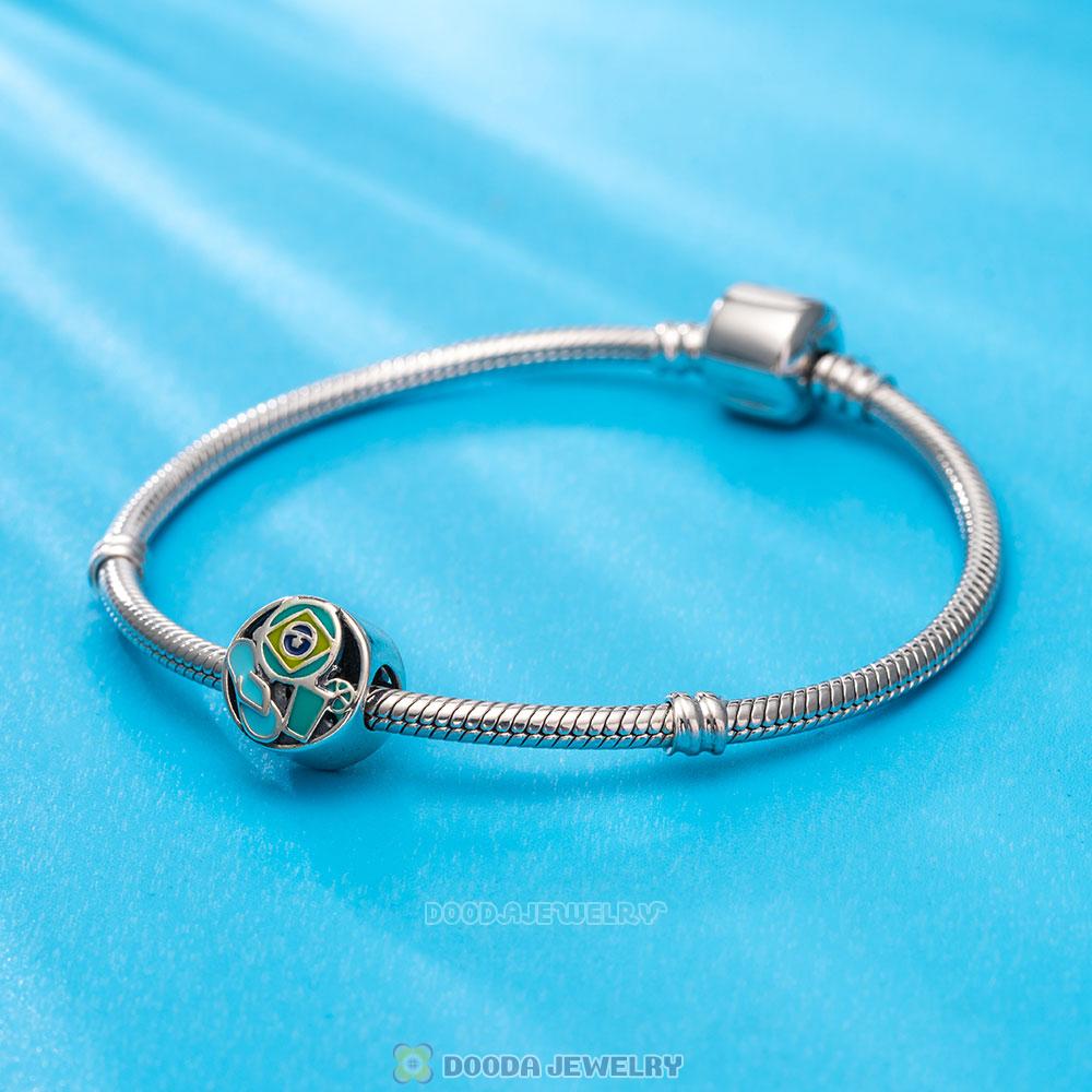 Leisure Time Charm with Mix Enamel