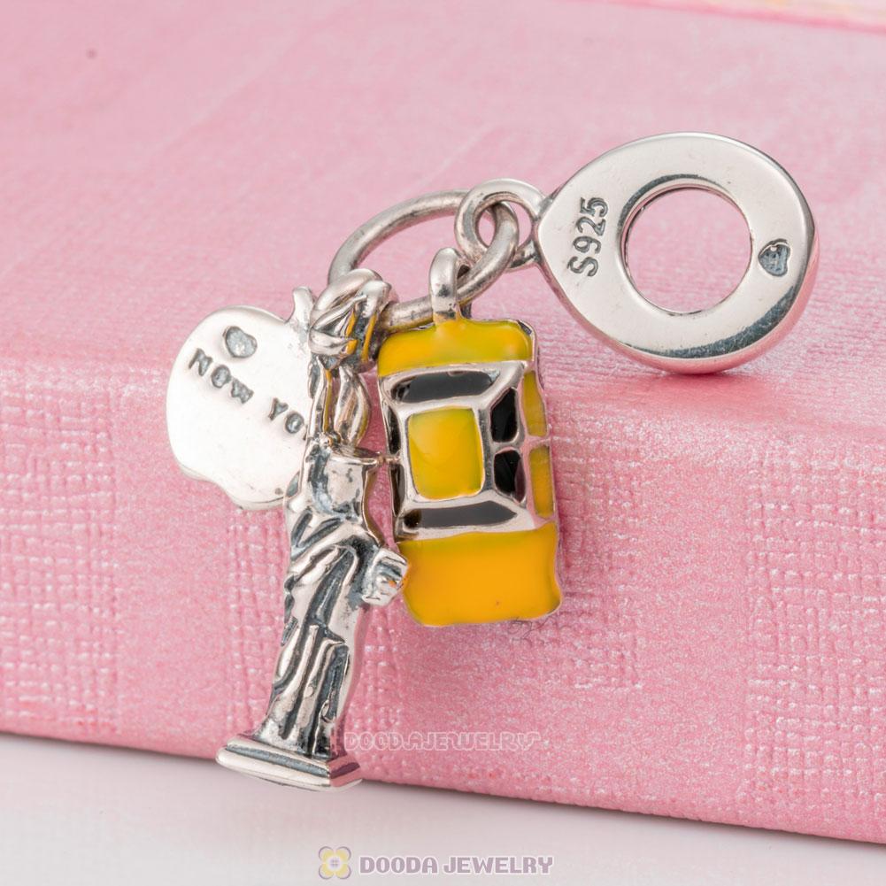 New York Highlights Enamel Dangle Charms