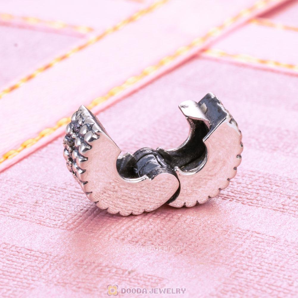 Shine Clip Lock Charm in Sterling Silver