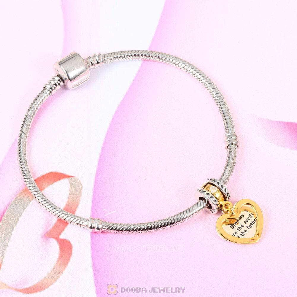 Silver Shine Seeds of the Future Pendant Charm