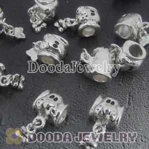 Wholesale European style silver plated beads and charms