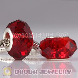 4.5mm alloy hole European style crystal glass beads