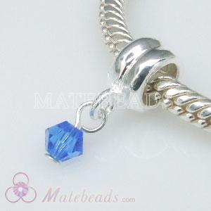European charm with March Birthstones dangle