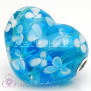 large glass heart
