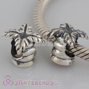 Antique silver coco beads