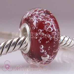European style Lampwork glass bubble beads