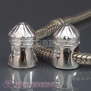 Sterling silver lighthouse charm beads