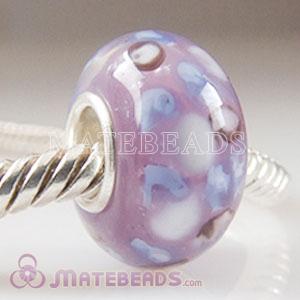 Purple Dreamy Lampwork glass beads