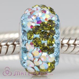 2011 latest Austrian crystal European charms fit fashion focal beads