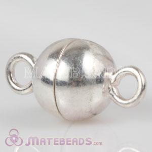 Dia 8mm Sterling Silver Magnetic Round Clasp