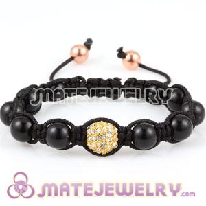 Fashion Sambarla Jewelry Bracelet Wholesale Black Gold Crystal Beads
