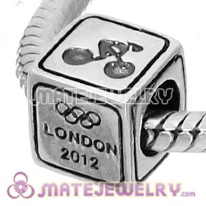Sterling Silver European Cycling Track Beads London 2012 Olympics Charms