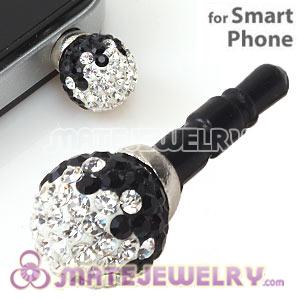 10mm Czech Crystal Ball Cute Plugy Earphone Jack Accessory