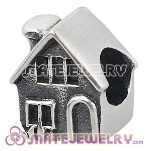 Wholesale European Sterling Silver House Charms Bead 