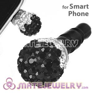 8mm Czech Crystal Ball Plugy Headphone Jack Accessories