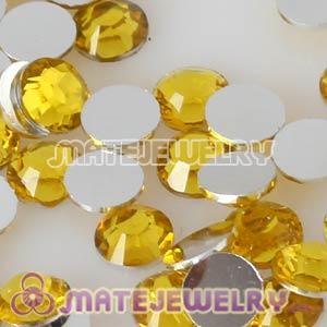 Wholesale Yellow Resin Crystal Beads Earphone Jack Accessory For iphone 