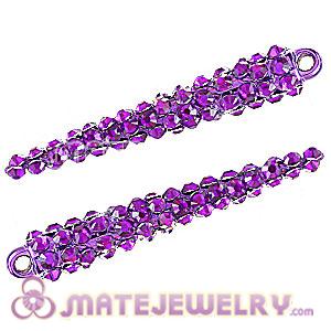 Wholesale 52mm Basketball Wives Resin Crystal Spike Earring Beads 