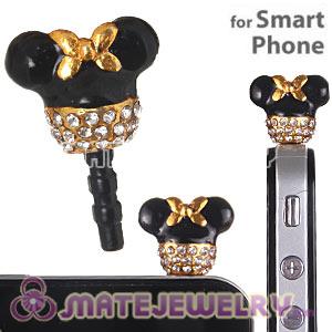 Alloy Disney Character Minnie Mouse Earphone Jack Plug Fit iphone 