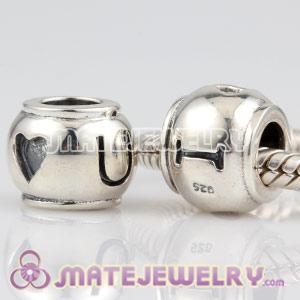 Kerastyle European Style I LOVE YOU Sterling Silver Bead