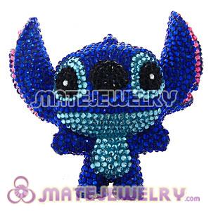 Cute 3D Bling Crystal Stitch Absorbable Doll For iPhone Cases 
