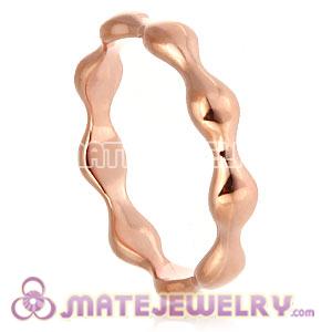 Wholesale Unisex Rose Gold Plated Ring Upon Ring 
