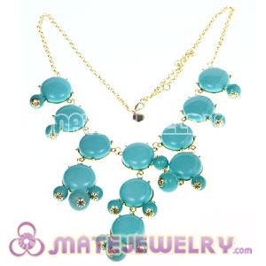2012 New Fashion Turquoise Bubble Bib Statement Necklace 