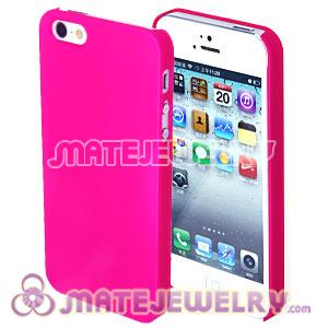 Ultra Slim Pink Frosted Hard Cover Cases For iPhone5 Gen 5th 5G