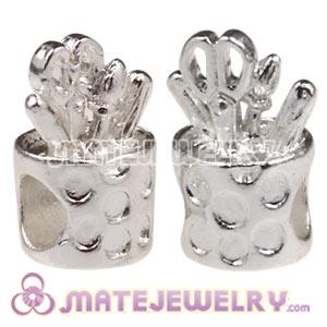 Wholesale Silver Plated European Charm Beads
