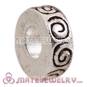 Wholesale Silver Plated European Spacer Charm Beads