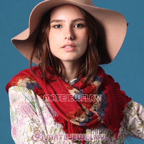 2012 New Arrival Rural Pastoral British Style Hollow Stripes Scarves