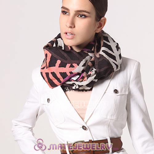 Infinity Silk Scarves Rural Pastoral Style Cashmere Wool Pashmina Scarf Shawls Wrap