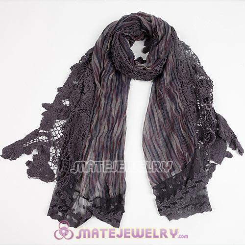 Mori Girl Style Silk Scarves Cottony Lace Pashmina Scarf Shawl Wholesale