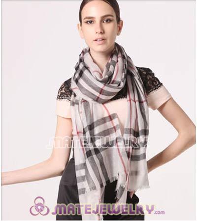 Cashmere Wool Stripes Scarf Wrap Pashmina Shawl Scarves For Women
