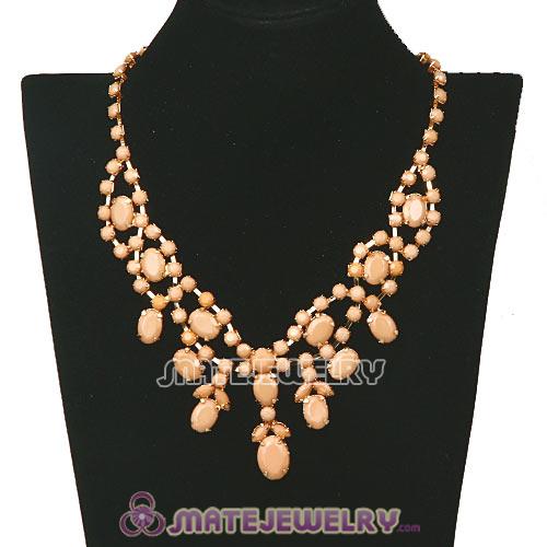 Chunky Multilayer Resin Choker Bib Necklaces Wholesale