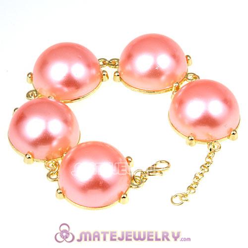 2013 New Products Pink Pearl Bubble Bracelet Wholesale