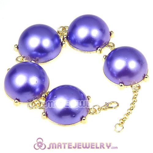 2013 New Products Dark Purple Pearl Bubble Bracelet Wholesale