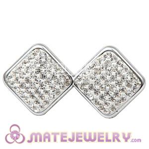 Wholesale Handmade CCB Pave Crystal Beads For Bracelet 