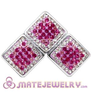 Wholesale Handmade CCB Pave Crystal Beads For Bracelet 