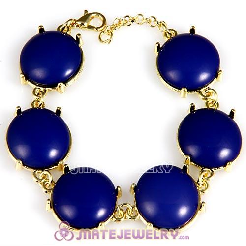 Wholesale Lollies Navy Mini Bubble Bead Bracelets