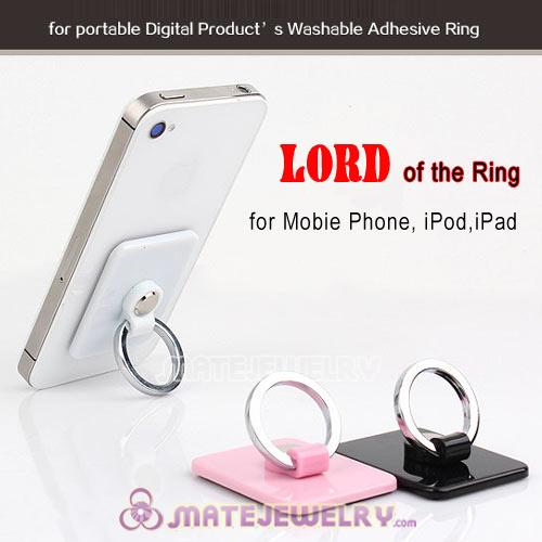 Universal Adhesive Ring Stand Holder for SmartPhone iPod iPad - White