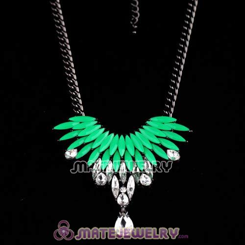 2013 Fashion Lollies Green Pendant Necklace